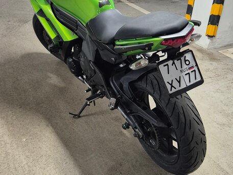 2014 Kawasaki ER-6F (Ninja 650R), зелёный, 540000 рублей, вид 4