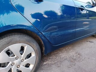 2015 Kia Rio 6-speed III, синий, 770000 рублей, вид 5