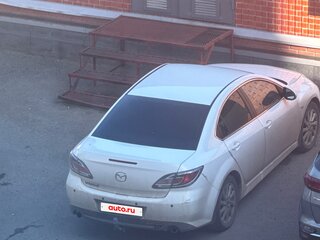 2012 Mazda 6 II (GH) Рестайлинг, белый, 1350000 рублей, вид 2