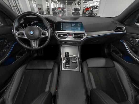 2021 BMW 3 серии 320d xDrive VII (G2x), чёрный, 3800000 рублей - вид 7