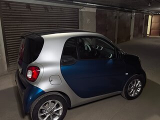 2015 Smart Fortwo III, синий, 850000 рублей, вид 5