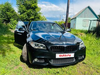 2014 BMW 5 серии 520i VI (F10/F11/F07) Рестайлинг, чёрный, 2100000 рублей, вид 1