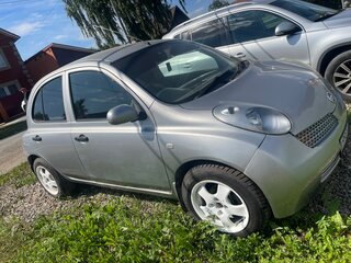 2003 Nissan March III (K12), серебристый, 375000 рублей, вид 4