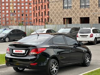 2011 Hyundai Solaris I, чёрный, 489999 рублей, вид 3