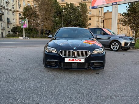 2013 BMW 5 серии M550d xDrive VI (F10/F11/F07) Рестайлинг, синий, 2950000 рублей, вид 2