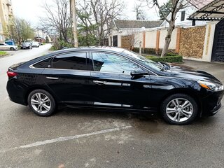 2018 Hyundai Sonata VII (LF) Рестайлинг, чёрный, 1800000 рублей, вид 4