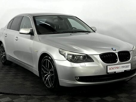 2007 BMW 5 серии 525i V (E60/E61) Рестайлинг, серый, 1050000 рублей, вид 4