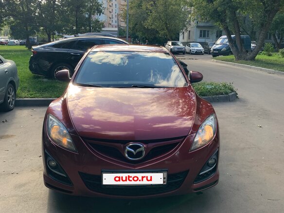 2012 Mazda 6 II (GH) Рестайлинг, красный, 1050000 рублей - вид 1