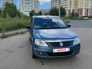 2011 Renault Logan I Рестайлинг, синий, 465000 рублей, вид 1