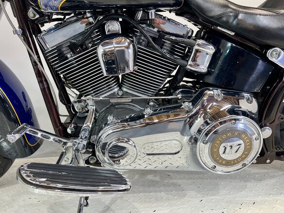 2011 Harley-Davidson Softail Custom, синий, 980000 рублей - вид 26