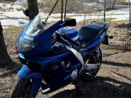 2002 Yamaha YZF600R Thundercat, синий, 320000 рублей, вид 3