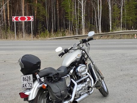 2003 Harley-Davidson Sportster 1200, серебристый, 800000 рублей, вид 3