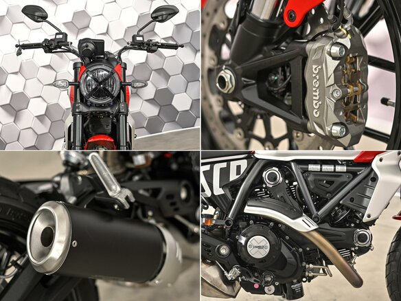 2024 Ducati Scrambler 800, красный, 999000 рублей - вид 9