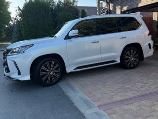 2021 Lexus LX 570 III Рестайлинг 2, белый, 11185000 рублей, вид 4