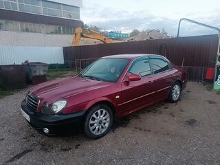 2004 Hyundai Sonata ТагАЗ IV (EF) Рестайлинг, красный, 290000 рублей, вид 1