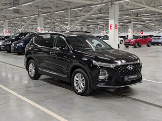 2018 Hyundai Santa Fe IV, чёрный, 2280000 рублей, вид 3