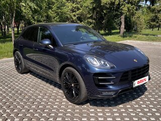 2015 Porsche Macan Turbo I, синий, 3370000 рублей, вид 3