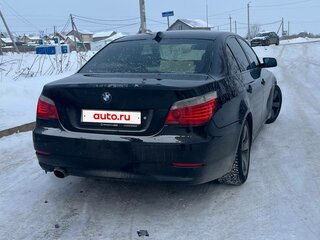 2008 BMW 5 серии 520i V (E60/E61) Рестайлинг, чёрный, 1450000 рублей, вид 4