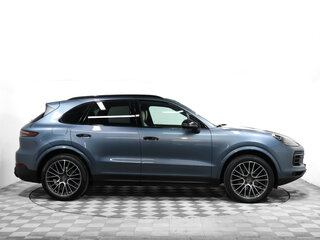 2019 Porsche Cayenne III, голубой, 5800000 рублей, вид 4