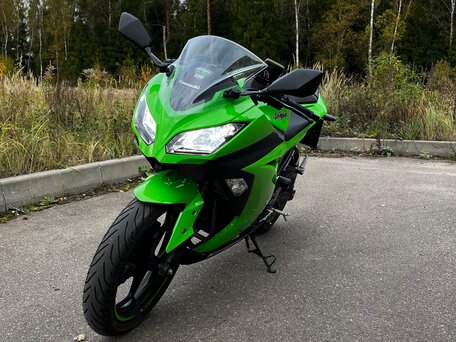 2014 Kawasaki Ninja 300, зелёный, 420000 рублей, вид 5