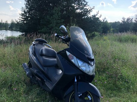 2003 Suzuki Burgman (SkyWave) 400, чёрный, 195000 рублей, вид 1