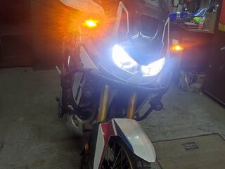 2021 Honda CRF 1100L Africa Twin, синий, 1500000 рублей, вид 2