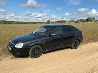 2008 Lada (ВАЗ) Priora I, чёрный, 220000 рублей, вид 1