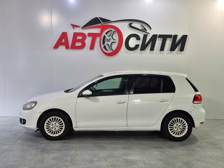 2012 Volkswagen Golf VI, белый, 610000 рублей, вид 4