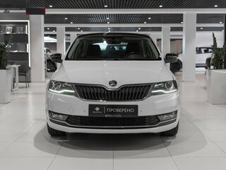 2017 Skoda Rapid I Рестайлинг, белый, 1475000 рублей, вид 3