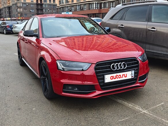 2014 Audi A4 IV (B8) Рестайлинг, красный, 1800000 рублей - вид 12