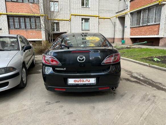 2008 Mazda 6 II (GH), чёрный, 990000 рублей - вид 6