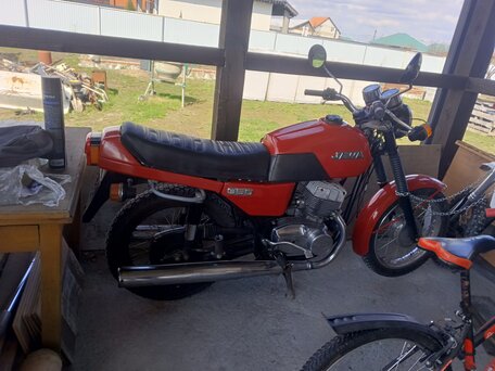 1989 Jawa 350/638, красный, 200001 рублей, вид 3