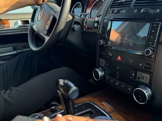 2007 Volkswagen Touareg I Рестайлинг, серый, 1200000 рублей, вид 5