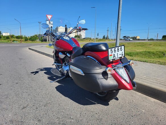 2006 Yamaha XV 1900, красный, 721691 рублей - вид 7
