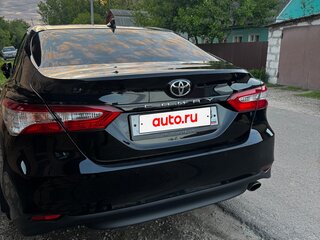 2021 Toyota Camry VIII (XV70) Рестайлинг, чёрный, 2550000 рублей, вид 2