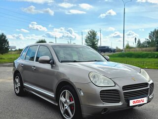 2005 Porsche Cayenne Turbo I (955), бежевый, 1010000 рублей, вид 3
