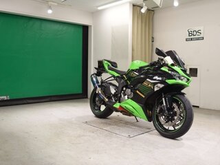 2020 Kawasaki ZX-6R Ninja, зелёный, 869000 рублей, вид 3