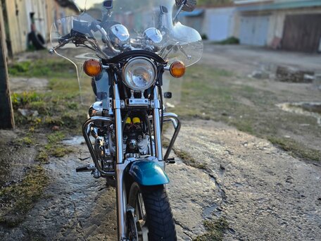 1995 Yamaha XV1100 Virago, зелёный, 315000 рублей, вид 3