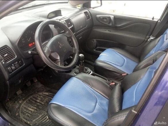 2003 Mitsubishi Space Star I Рестайлинг, синий, 87000 рублей - вид 6