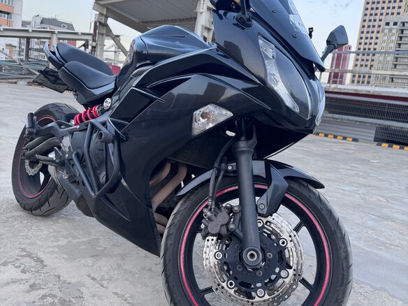 2012 Kawasaki ER-6F (Ninja 650R), чёрный, 380000 рублей - вид 5