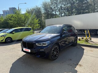 2021 BMW X5 40i IV (G05/G18), синий, 8800000 рублей, вид 2