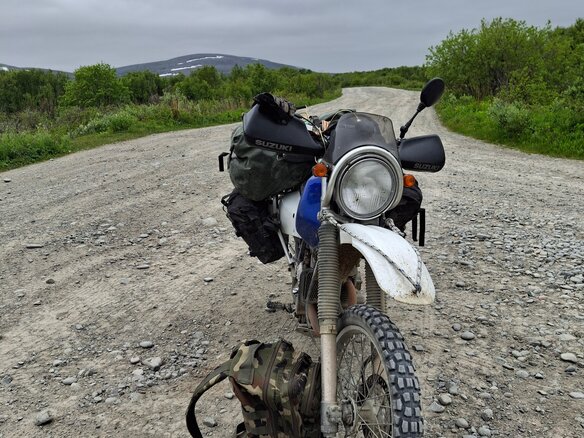 2001 Suzuki Djebel 250, синий, 220000 рублей