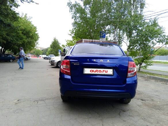 2025 Lada (ВАЗ) Granta Sportline I Рестайлинг, синий, 950000 рублей - вид 6