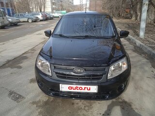 2015 Lada (ВАЗ) Granta I, чёрный, 348000 рублей, вид 4