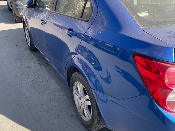2012 Chevrolet Aveo II, синий, 380000 рублей - вид 2