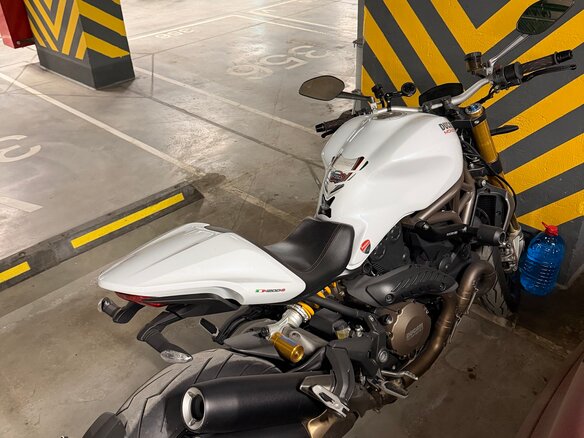 2015 Ducati Monster 1200, белый - вид 1