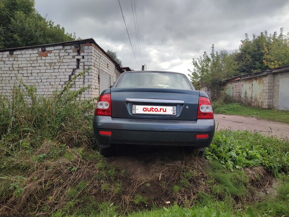 2008 Lada (ВАЗ) Priora I, серый, 135000 рублей - вид 6
