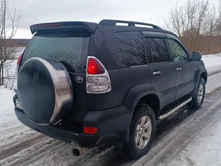 2003 Toyota Land Cruiser Prado 120 Series, чёрный, 1100000 рублей, вид 3