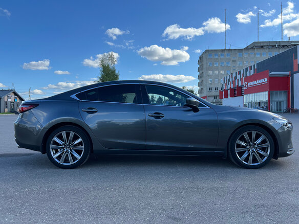 2019 Mazda 6 III (GJ) Рестайлинг 2, серый, 3090000 рублей - вид 4