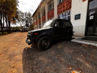 1998 Lada (ВАЗ) 2121 (4x4) I Рестайлинг, синий, 400000 рублей, вид 3